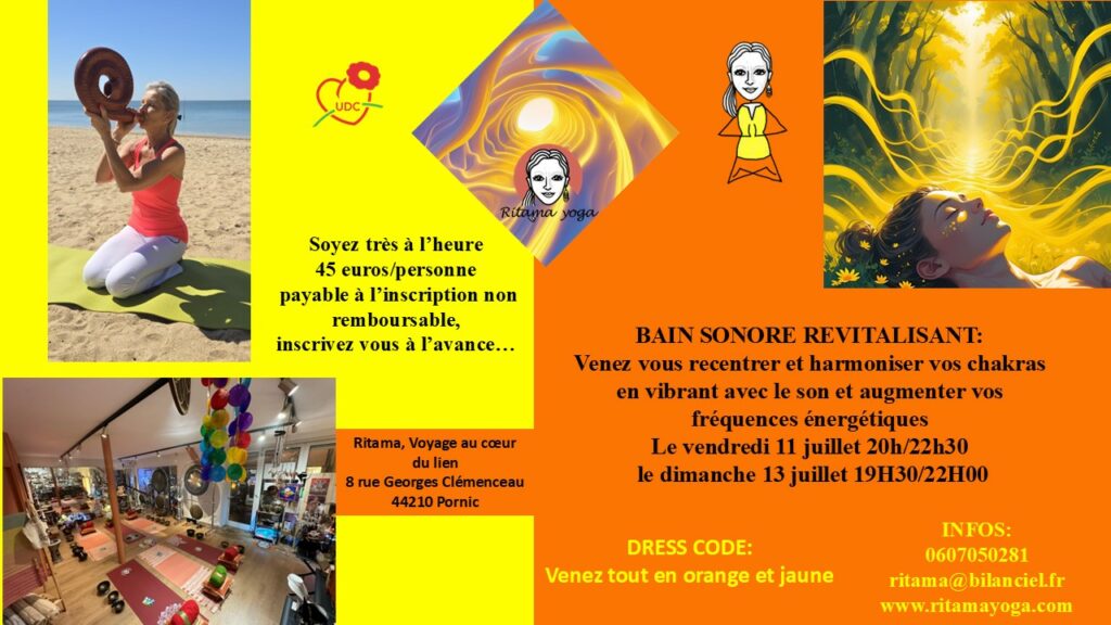 Bains sonores en juillet à Pornic