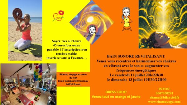Bains sonores en juillet à Pornic