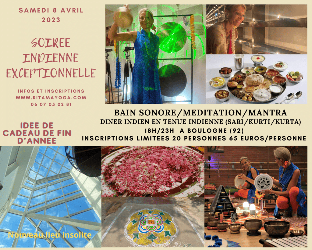 Soirée indienne méditation et bain sonore - RItama