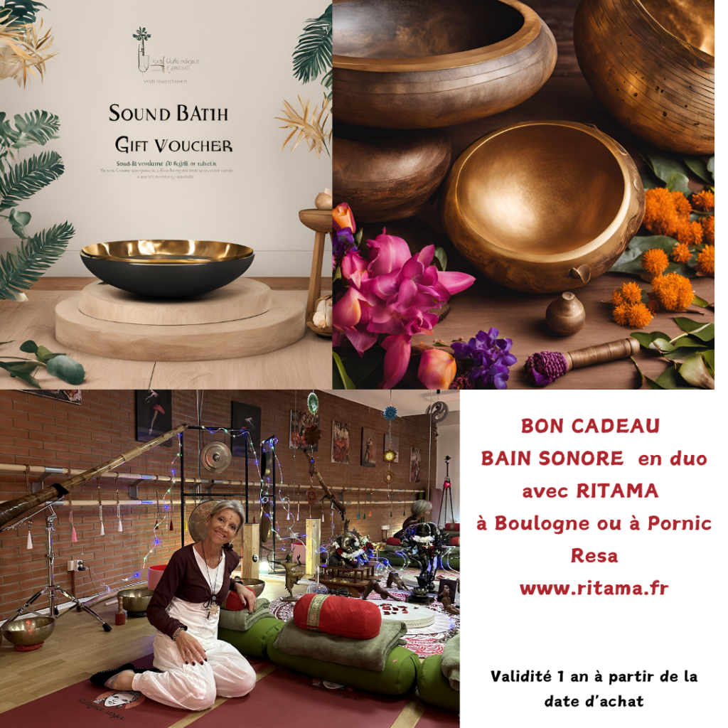 Bon cadeau bain sonore en duo