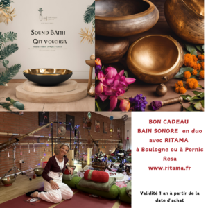 Bon cadeau bain sonore en duo