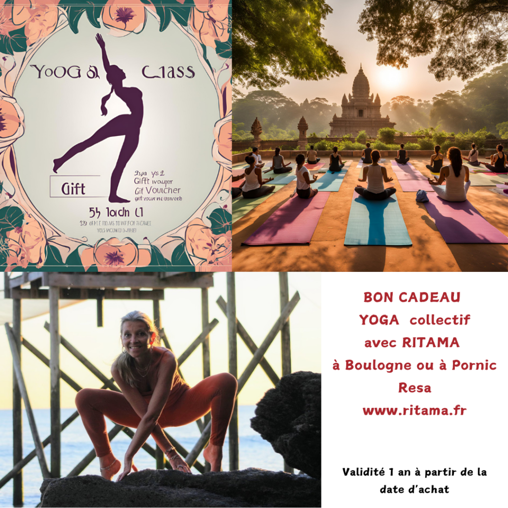 bon cadeau cours de yoga collectif