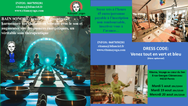 Atelier bain sonore du 19 août 2025